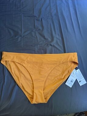 Women's low-Rise Swim Bottom in Mustard